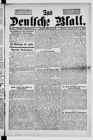 Das deutsche Blatt vom 29.07.1896
