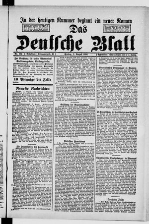 Das deutsche Blatt vom 07.08.1896