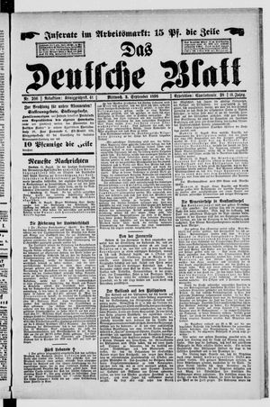 Das deutsche Blatt vom 02.09.1896