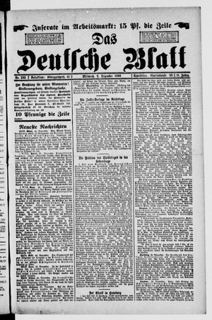 Das deutsche Blatt vom 02.12.1896