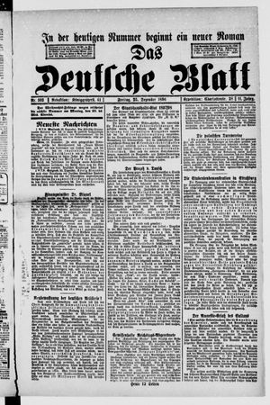 Das deutsche Blatt vom 25.12.1896