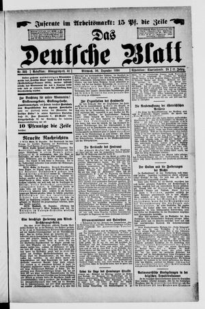 Das deutsche Blatt vom 30.12.1896