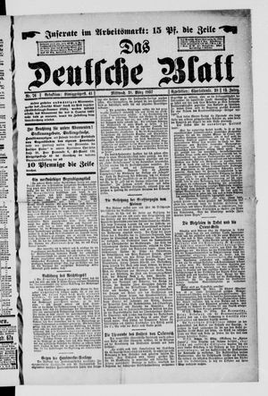 Das deutsche Blatt vom 30.03.1897