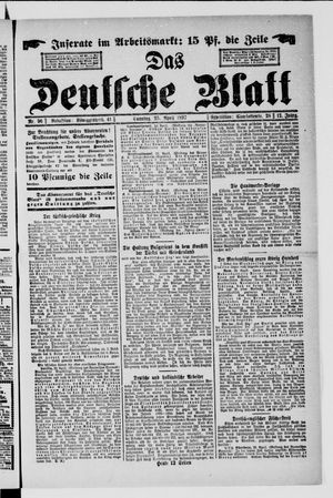 Das deutsche Blatt vom 25.04.1897