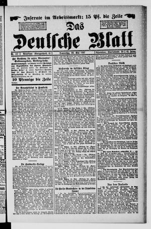 Das deutsche Blatt vom 20.05.1897