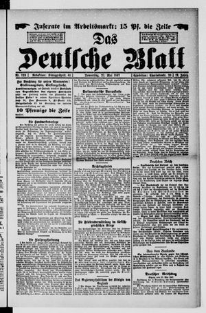 Das deutsche Blatt vom 27.05.1897