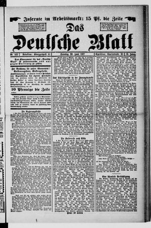 Das deutsche Blatt vom 20.06.1897