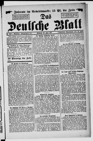 Das deutsche Blatt vom 30.06.1897