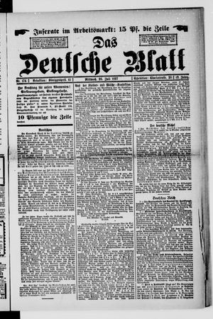Das deutsche Blatt on Jul 28, 1897