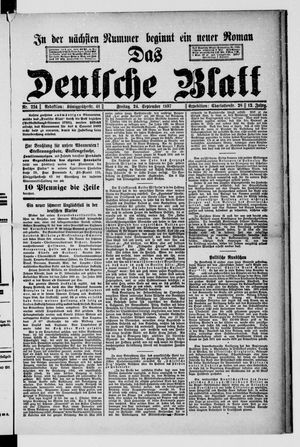 Das deutsche Blatt vom 24.09.1897