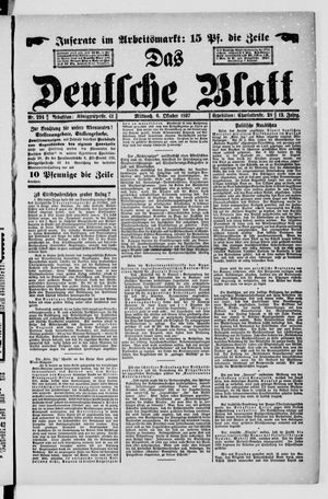 Das deutsche Blatt vom 06.10.1897