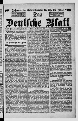 Das deutsche Blatt vom 17.11.1897