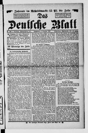 Das deutsche Blatt vom 04.12.1897
