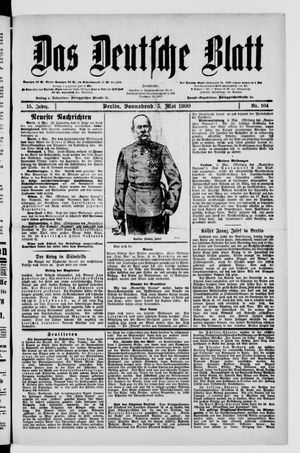 Das deutsche Blatt on May 5, 1900