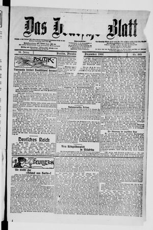 Das deutsche Blatt vom 31.12.1901