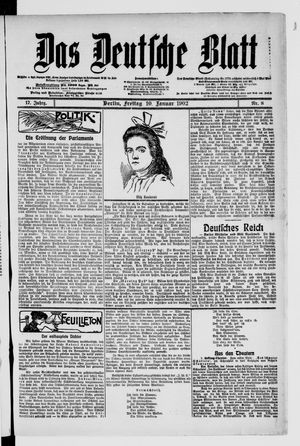 Das deutsche Blatt vom 10.01.1902