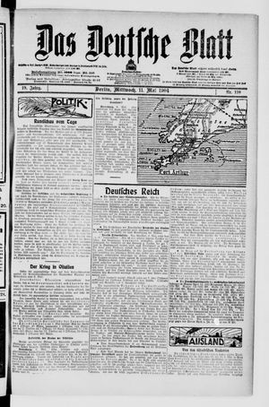 Das deutsche Blatt on May 11, 1904