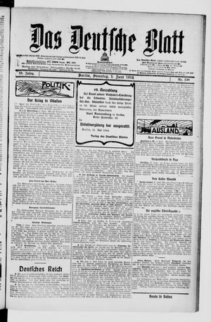 Das deutsche Blatt vom 05.06.1904