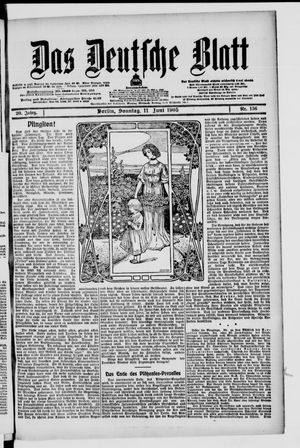Das deutsche Blatt vom 11.06.1905