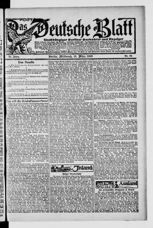 Das deutsche Blatt on Mar 14, 1906