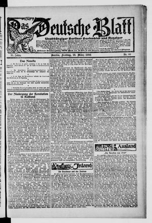 Das deutsche Blatt vom 16.03.1906