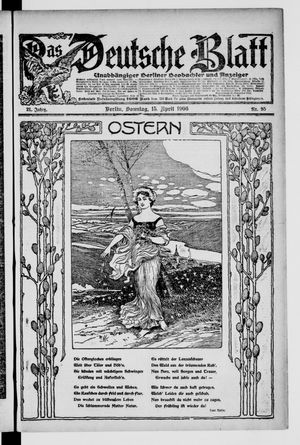 Das deutsche Blatt vom 15.04.1906