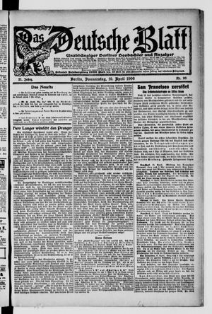 Das deutsche Blatt on Apr 19, 1906