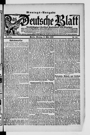 Das deutsche Blatt on May 21, 1906