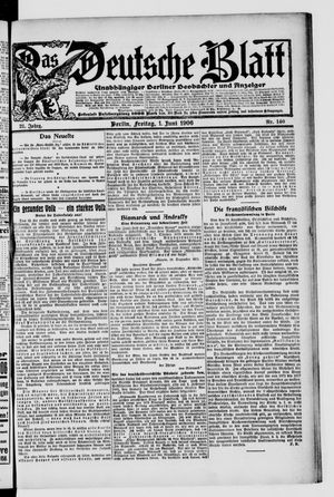 Das deutsche Blatt on Jun 1, 1906