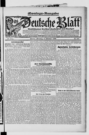 Das deutsche Blatt on Oct 8, 1906