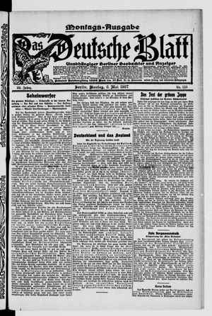 Das deutsche Blatt on May 6, 1907