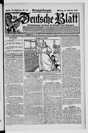 Das deutsche Blatt on Feb 10, 1908