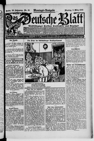 Das deutsche Blatt on Mar 9, 1908