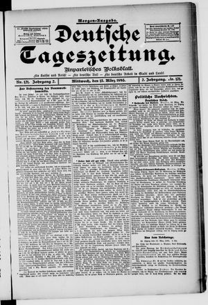 Deutsche Tageszeitung vom 13.03.1895