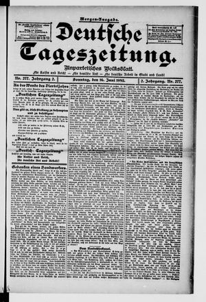 Deutsche Tageszeitung vom 16.06.1895