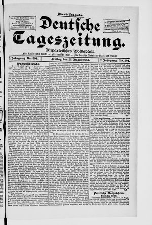 Deutsche Tageszeitung on Aug 23, 1895