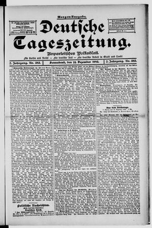 Deutsche Tageszeitung vom 14.12.1895
