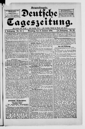 Deutsche Tageszeitung vom 21.01.1896