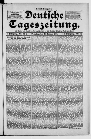 Deutsche Tageszeitung vom 21.01.1896