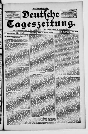 Deutsche Tageszeitung on Mar 2, 1896