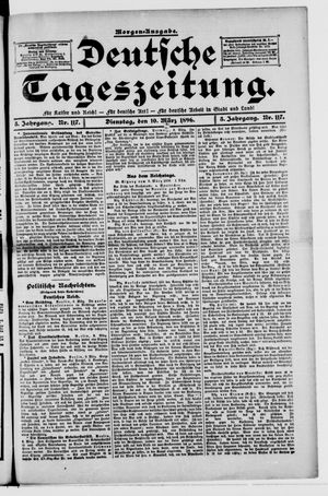 Deutsche Tageszeitung vom 10.03.1896
