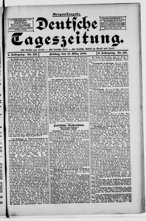Deutsche Tageszeitung vom 13.03.1896
