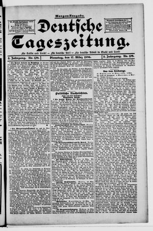Deutsche Tageszeitung vom 17.03.1896