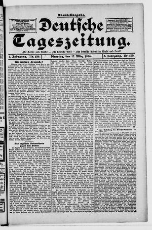 Deutsche Tageszeitung vom 17.03.1896