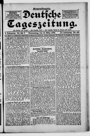 Deutsche Tageszeitung vom 19.03.1896