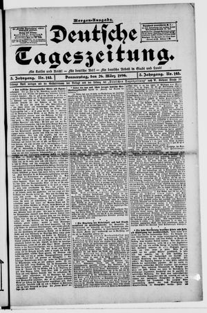 Deutsche Tageszeitung vom 26.03.1896