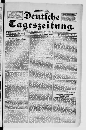 Deutsche Tageszeitung vom 08.04.1896