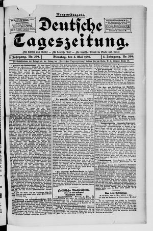 Deutsche Tageszeitung vom 05.05.1896
