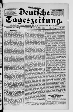 Deutsche Tageszeitung vom 23.05.1896