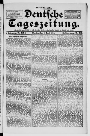 Deutsche Tageszeitung vom 08.06.1896